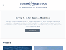 Tablet Screenshot of ocean-odysseys.com